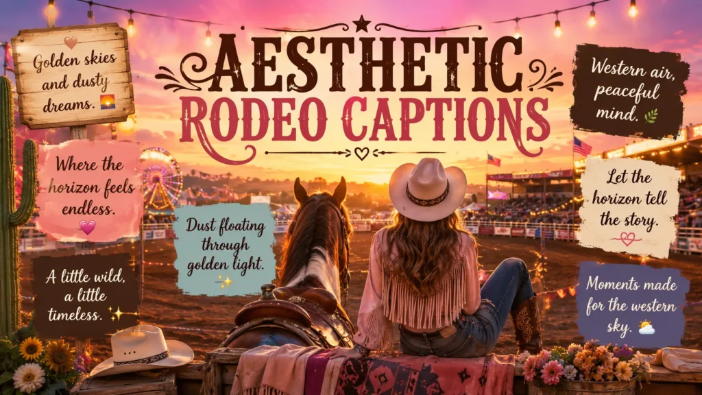 Aesthetic Rodeo Captions