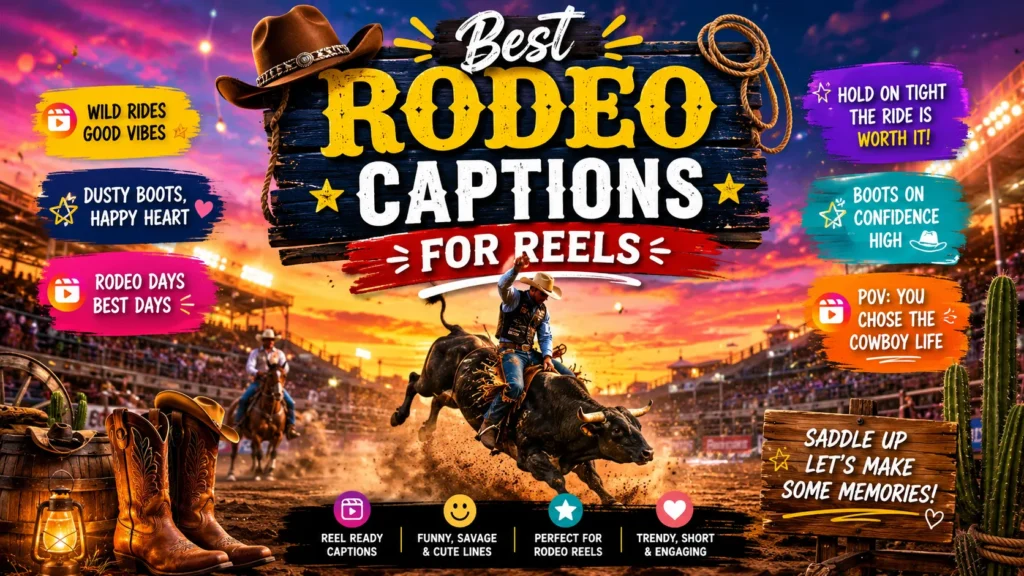 Best Rodeo Captions for Reels 