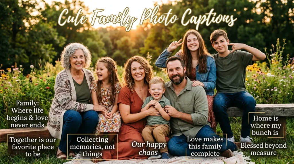 Cute Family Photo Captions