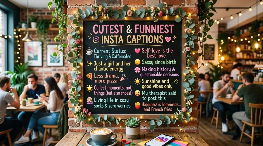 Cute Funny Insta Captions