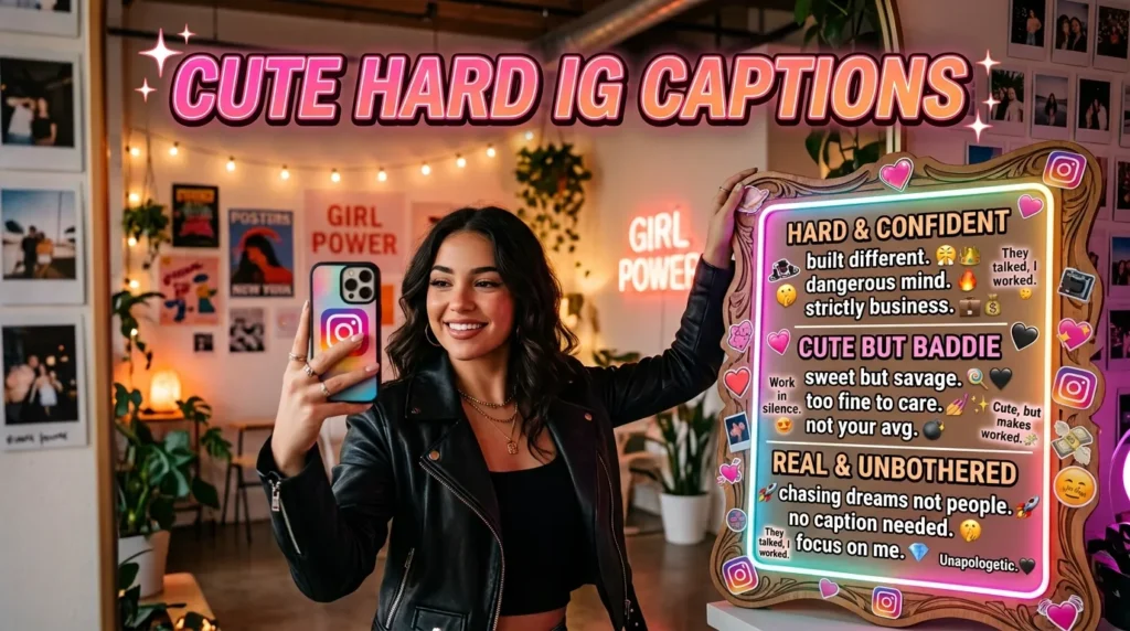 Cute Hard IG Captions 