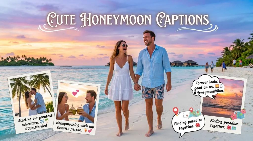 Cute Honeymoon Captions