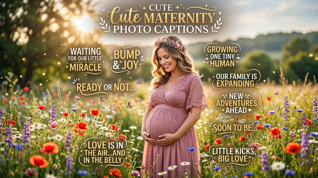 Cute Maternity Photo Captions