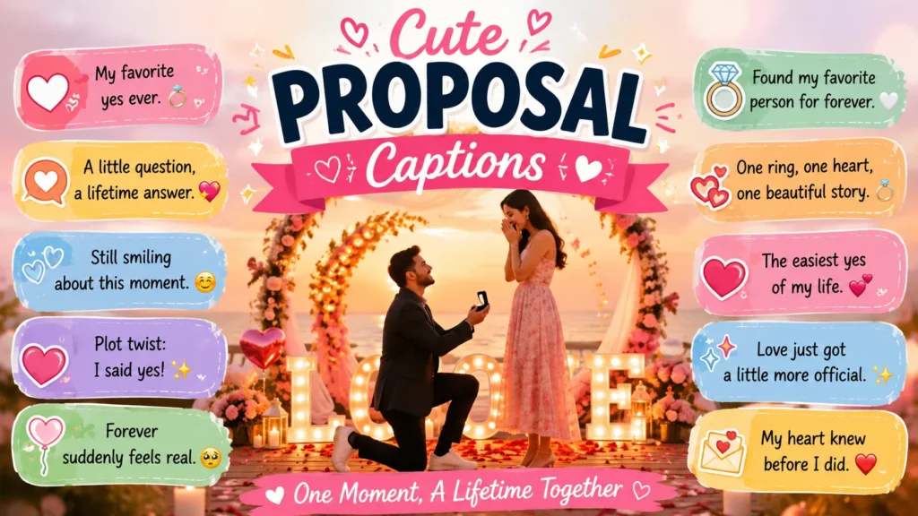 Cute Proposal Captions