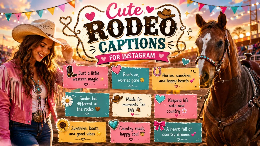 Cute Rodeo Captions 