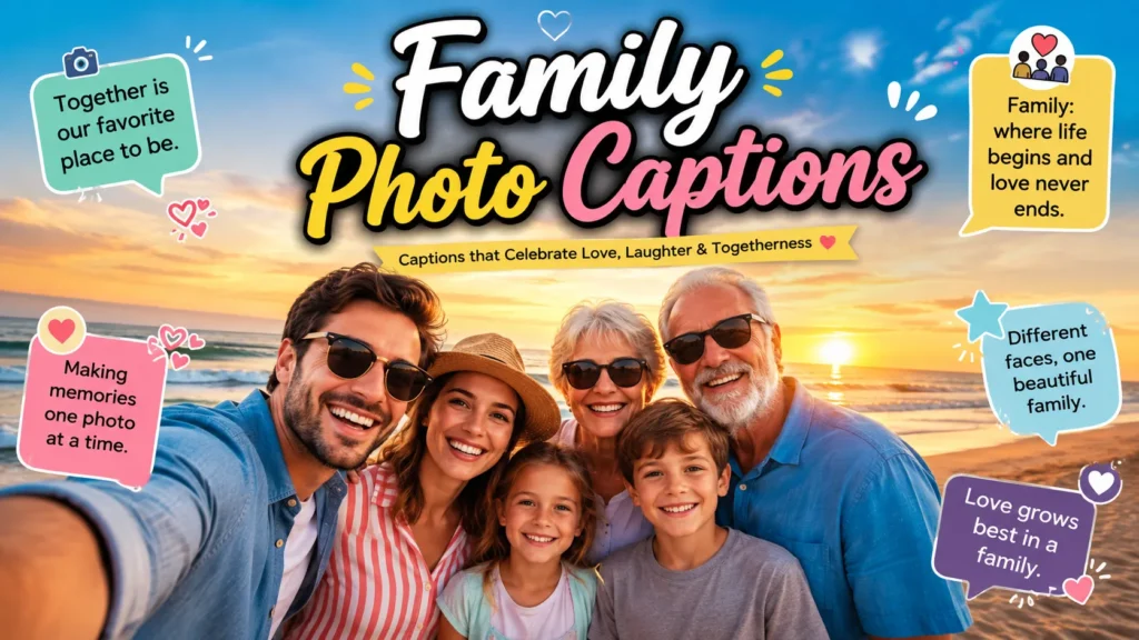 Family Photo Captions