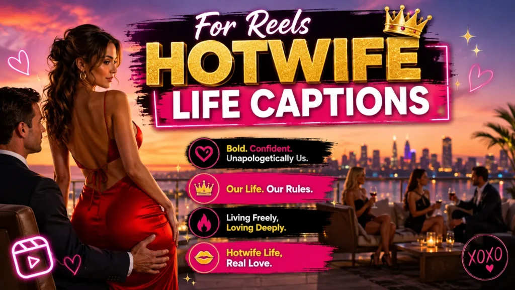For Reels Hotwife Life Captions