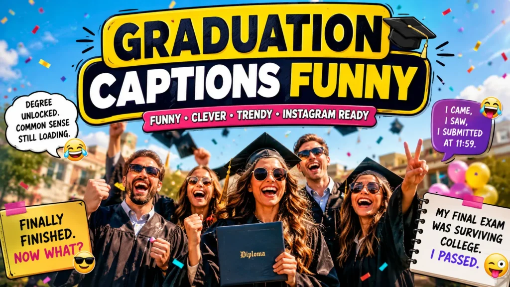 Graduation Captions Funny