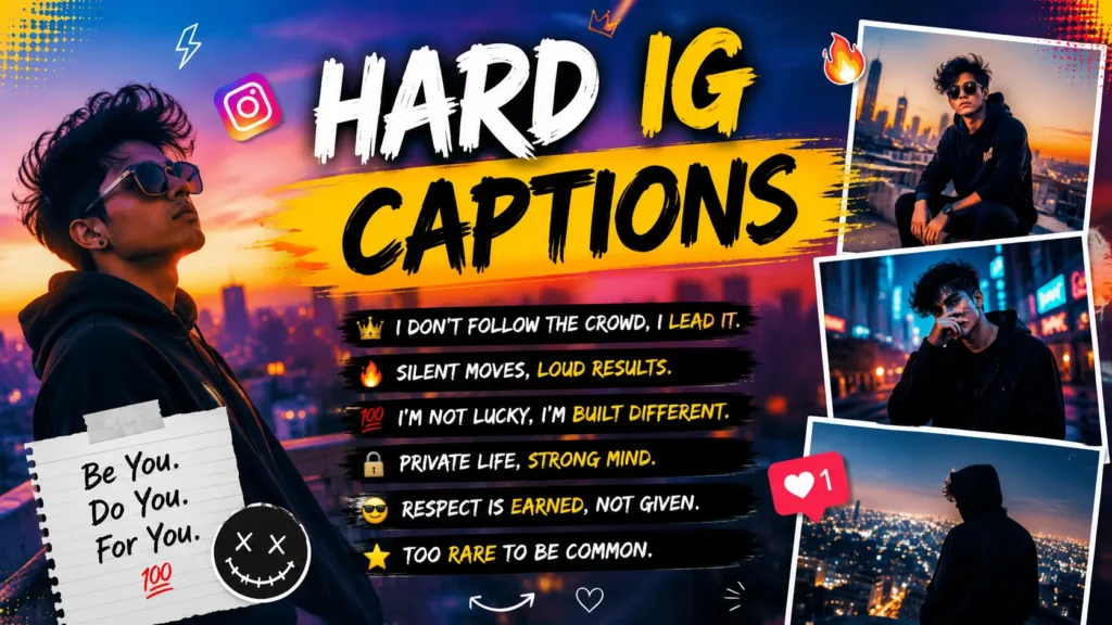 Hard IG Captions
