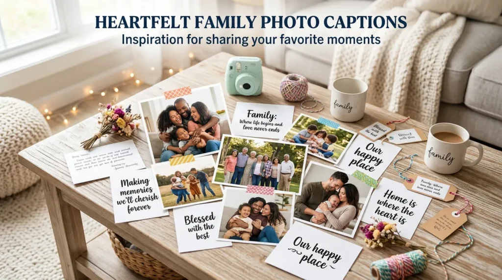 Heartfelt Family Photo Captions 