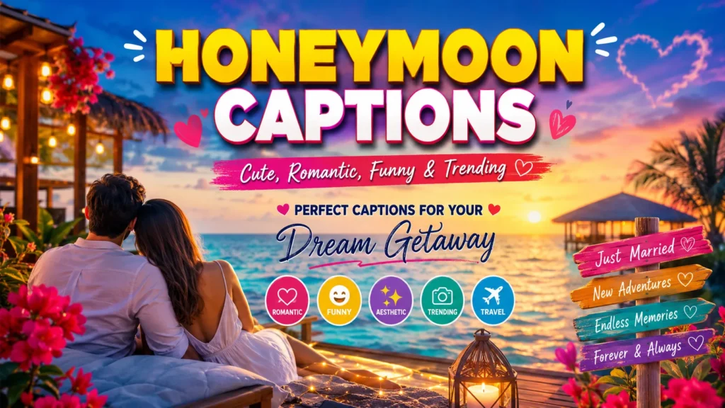 Honeymoon Captions