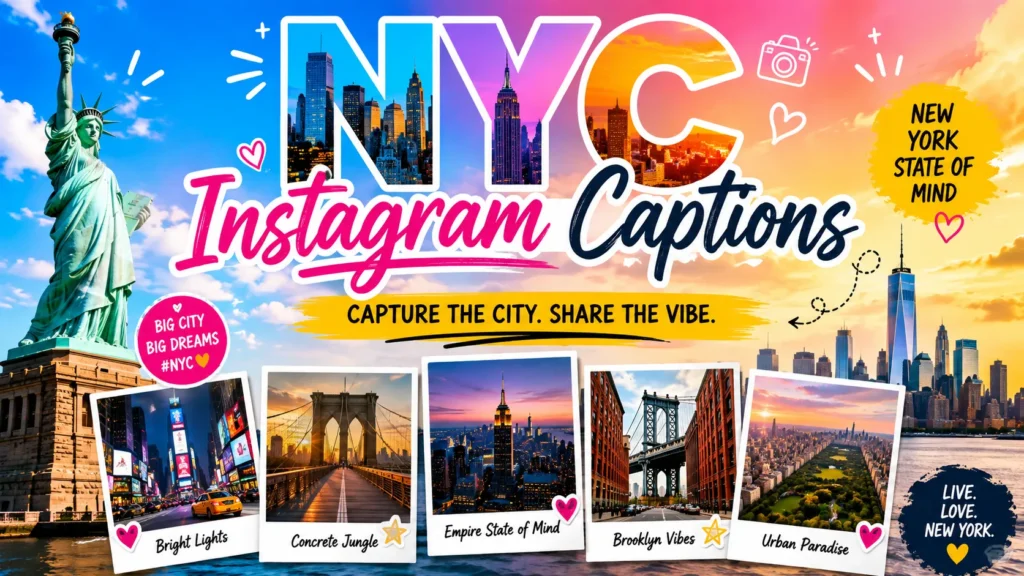 NYC Instagram Captions