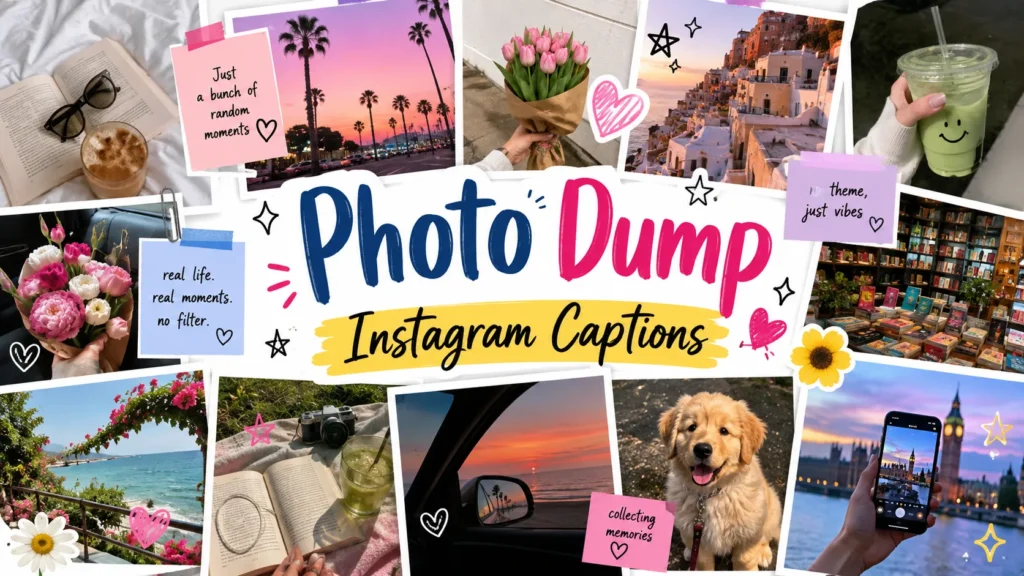 Photo Dump Instagram Captions