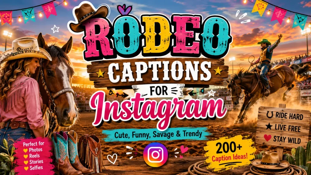 Rodeo Captions for Instagram