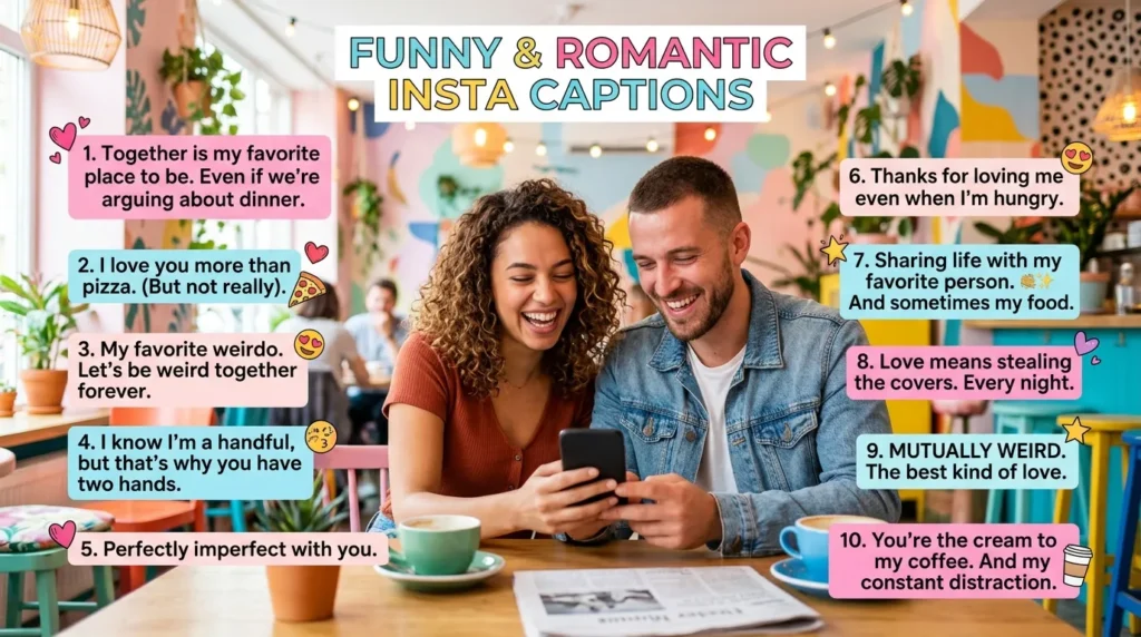 Romantic Funny Insta Captions