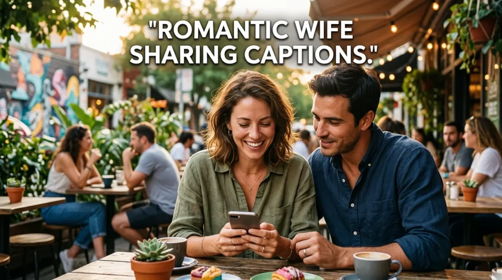Romantic Wife Sharing Captions