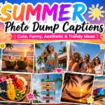 Summer Photo Dump Captions