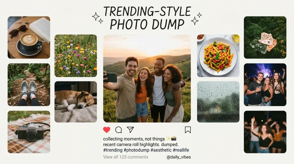 Trending-Style Photo Dump Instagram Captions
