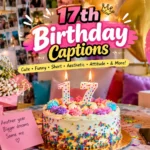17th Birthday Captions