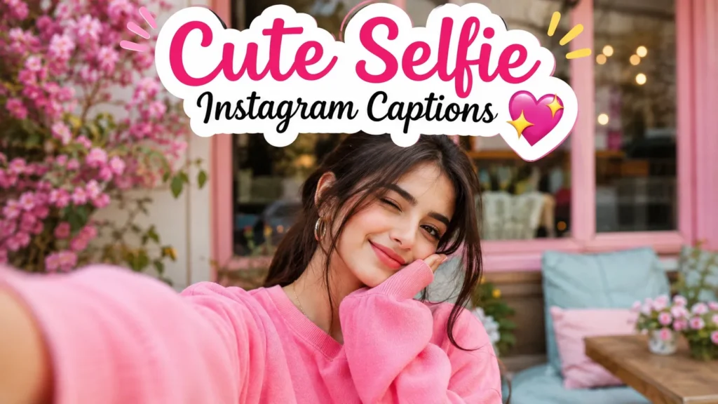 Cute Selfie Instagram Captions 💖