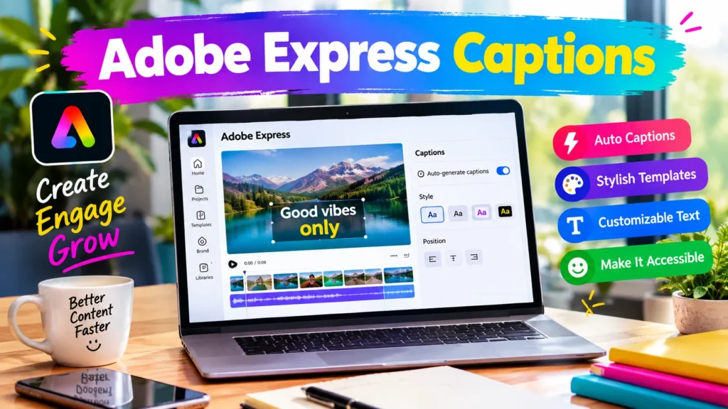 Adobe Express Captions