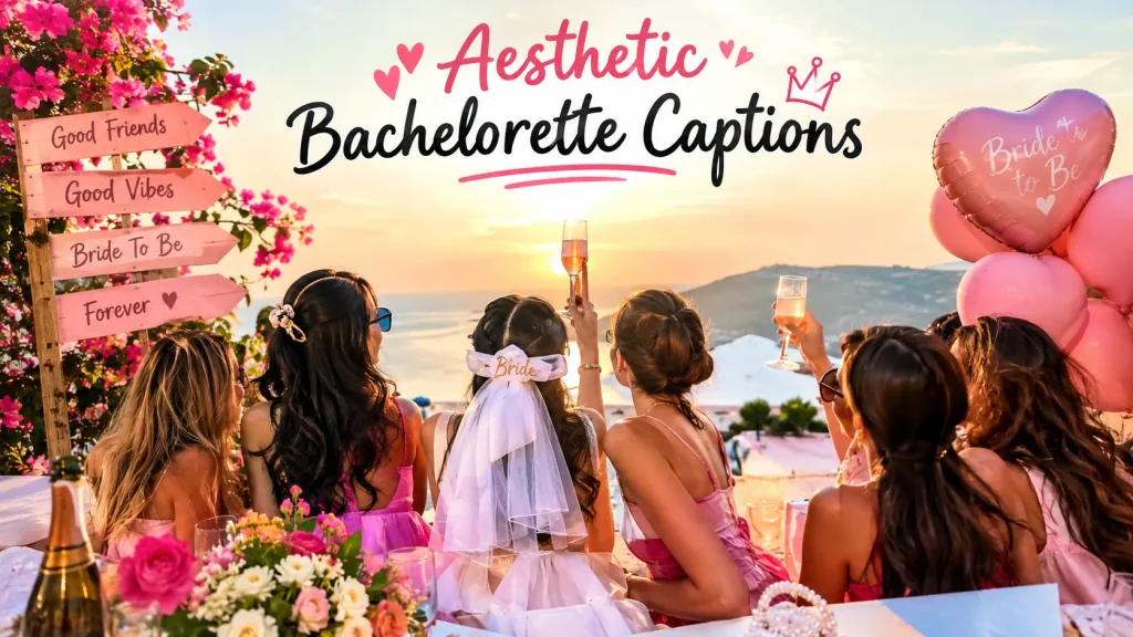 Aesthetic Bachelorette Captions πΈ