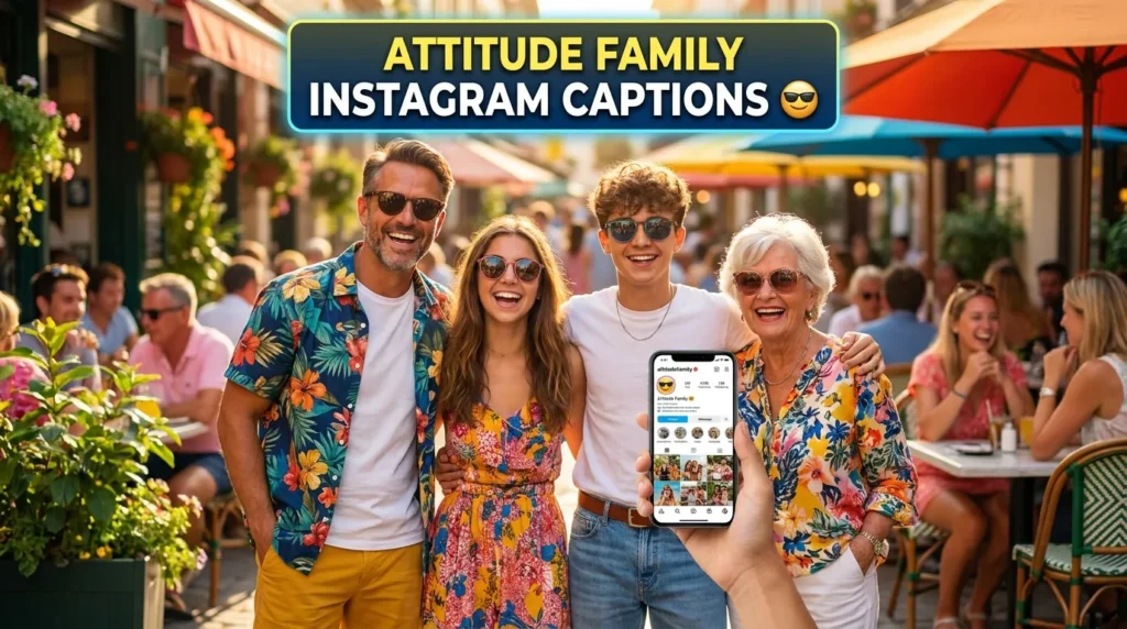 Attitude Family Instagram Captions 