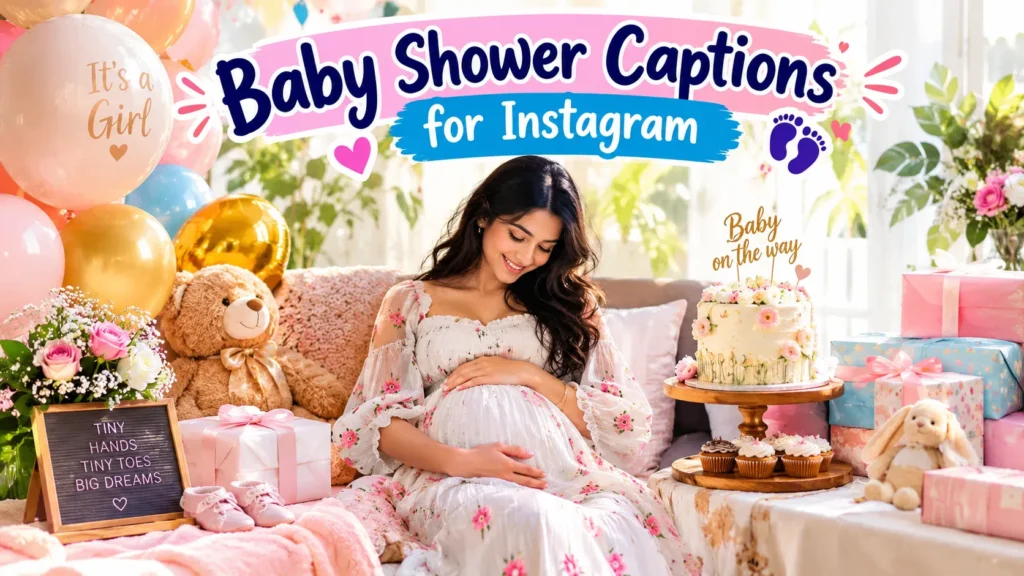 Baby Shower Captions for Instagram