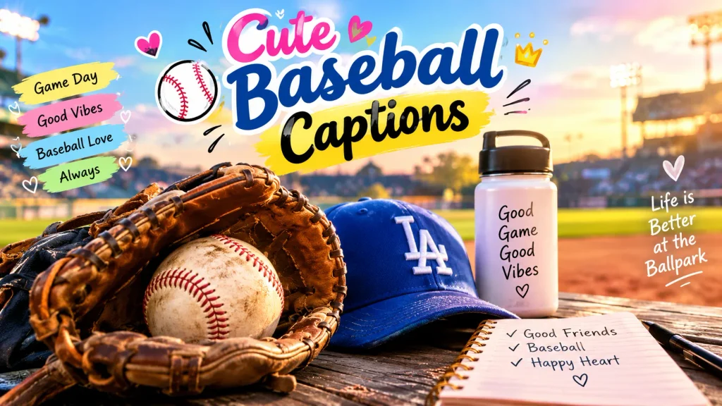 Cute Baseball Captions 