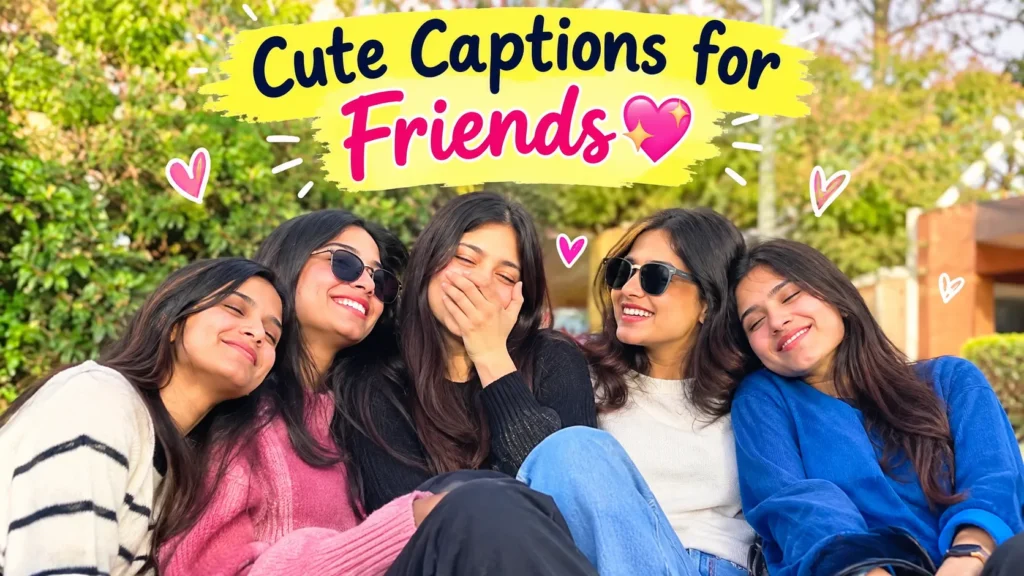 Cute Captions for Friends 