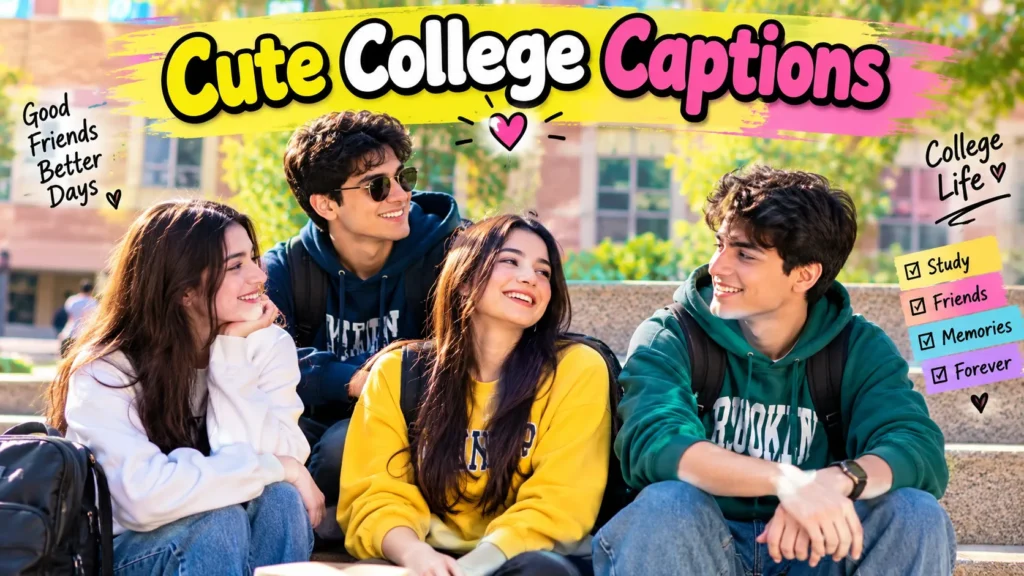 Cute College Captions