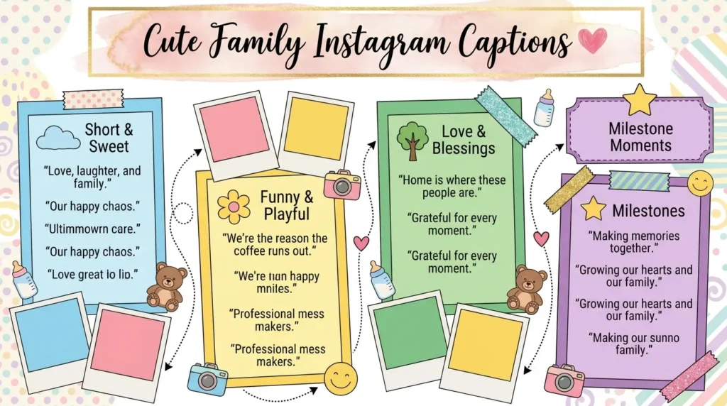 Cute Family Instagram Captions 💖