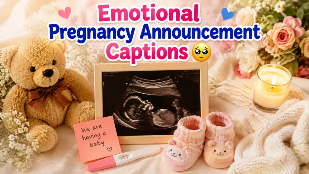 Emotional Pregnancy Announcement Captions