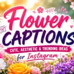 Flower Captions