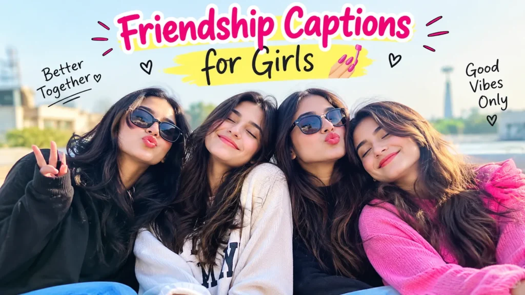 Friendship Captions for Girls 