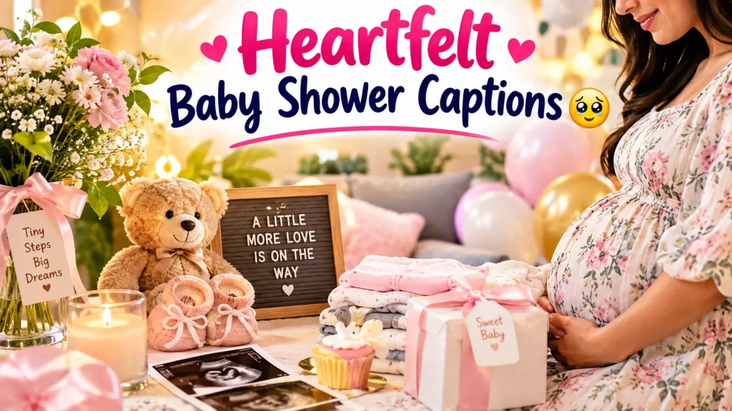 Heartfelt Baby Shower Captions 🥹