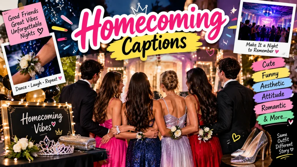 Homecoming Captions