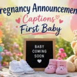 Pregnancy Announcement Captions First Baby
