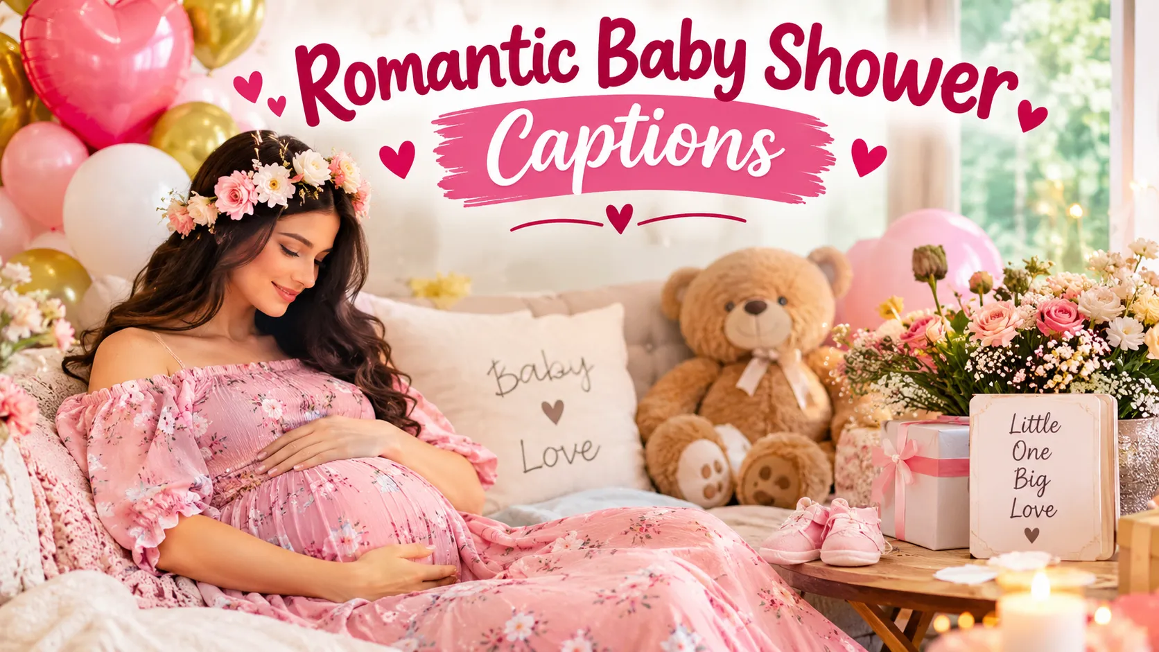 Romantic Baby Shower Captions 
