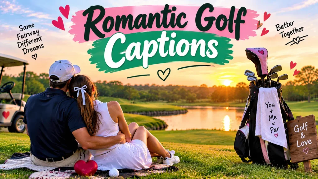Romantic Golf Captions