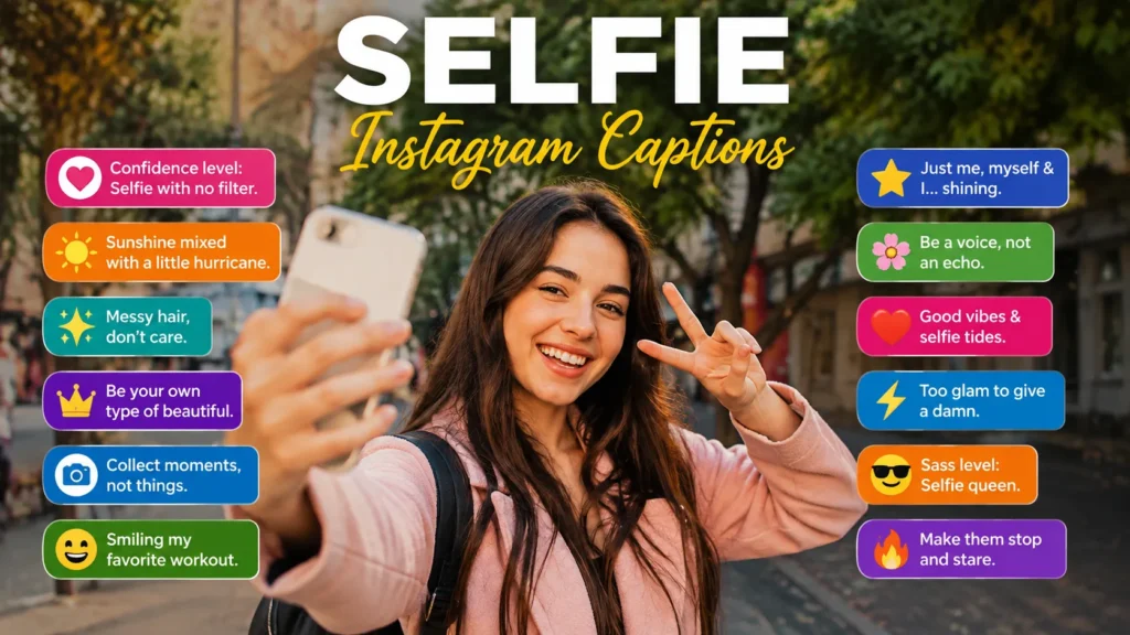 Selfie Instagram Captions