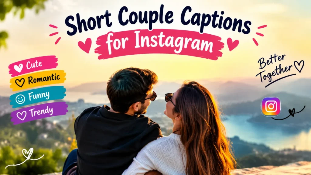 Short Couple Captions for Instagram