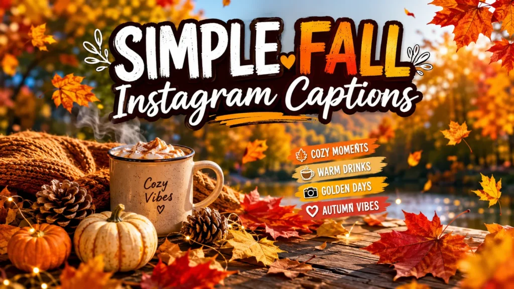 Simple Fall Instagram Captions
