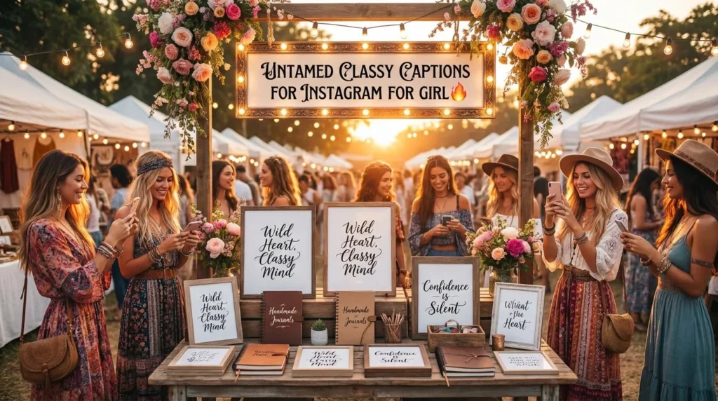 Untamed Classy Captions for Instagram for Girl