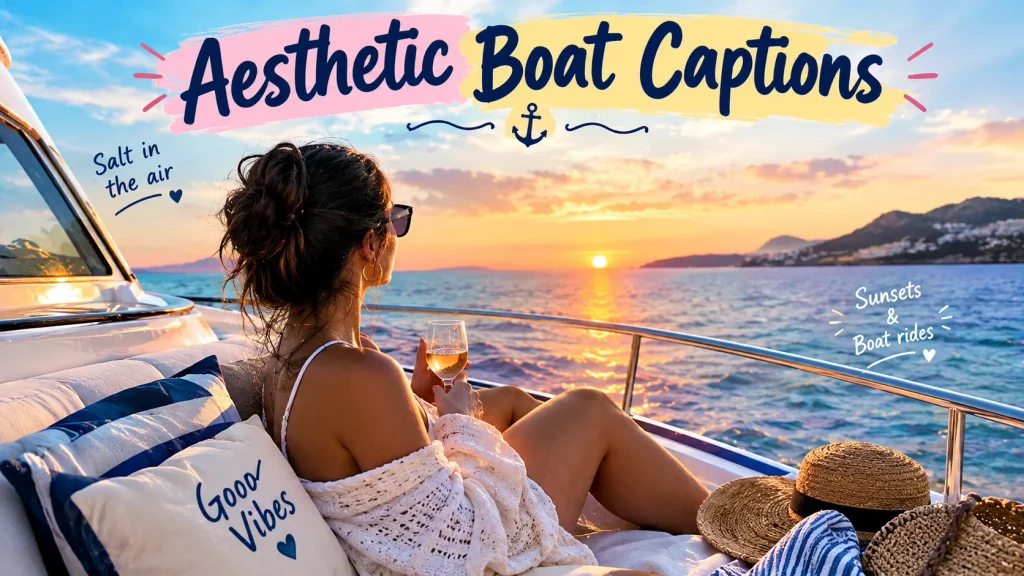 Aesthetic Boat Captions