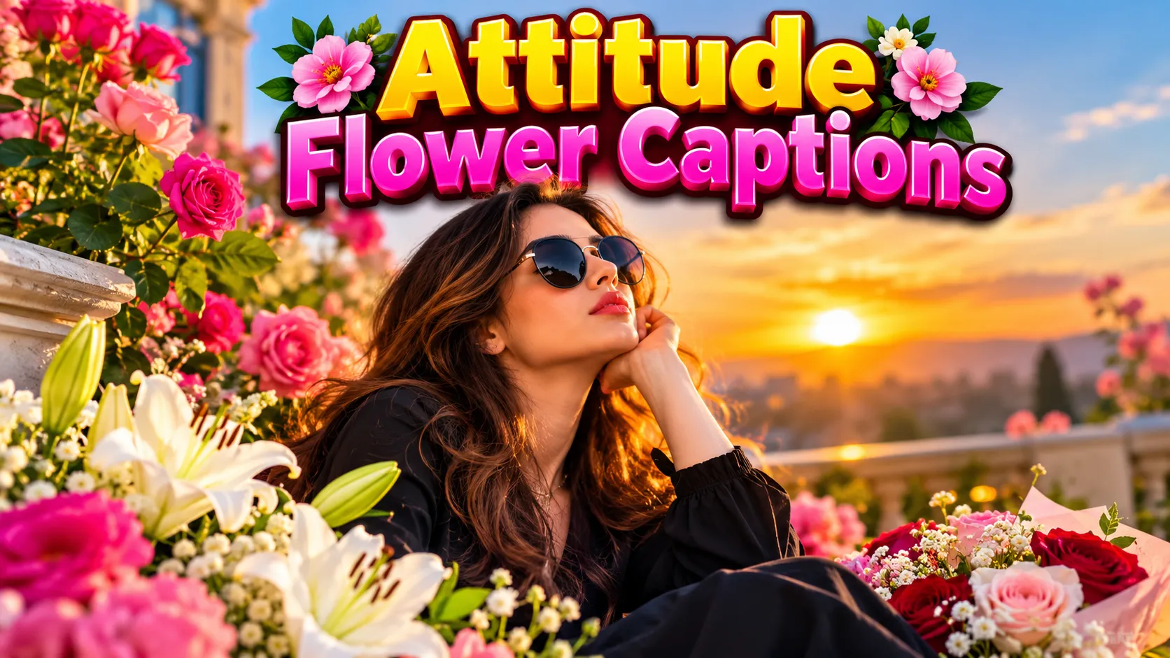 Attitude Flower Captions