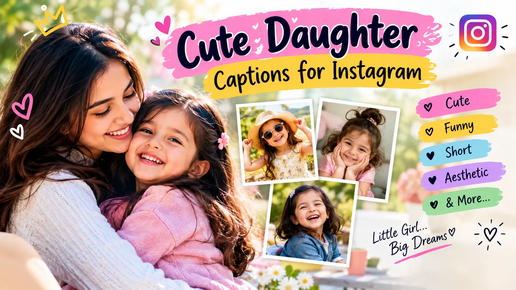 Cute Daughter Captions for Instagram