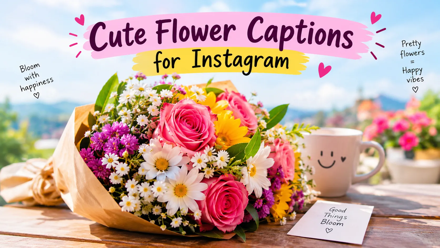 Cute Flower Captions for Instagram
