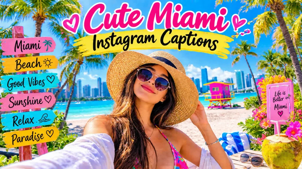 Cute Miami Instagram Captions