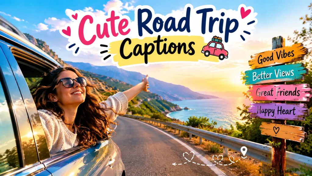 Cute Road Trip Captions